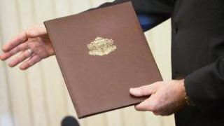 Президентът връчва третия мандат на партията на Доган
